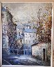 Untitled Cityscape 31x25 Original Painting by Lucien DeLaRue - 2