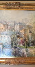 Les Toites De Montemarte (the Rooftops of Montmarte) 38x60 Huge - Paris, France Original Painting by Lucien DeLaRue - 6