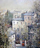 Les Taites De Montmartre 24x20 Original Painting by Lucien DeLaRue - 0