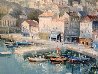 Port De Nice (Cote D'Azur) 33x39 Original Painting by Lucien DeLaRue - 0