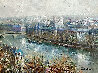 Ne a Paris 1970 26x32 - Paris,  France Original Painting by Lucien DeLaRue - 0