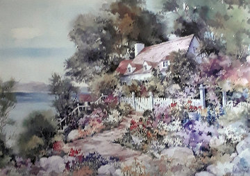 Lakevilla Watercolor 1970 24x36 Watercolor - Mary DeLoyht Arendt Lakevilla Watercolor 1970 24x36 Watercolor - Mary DeLoyht Arendt