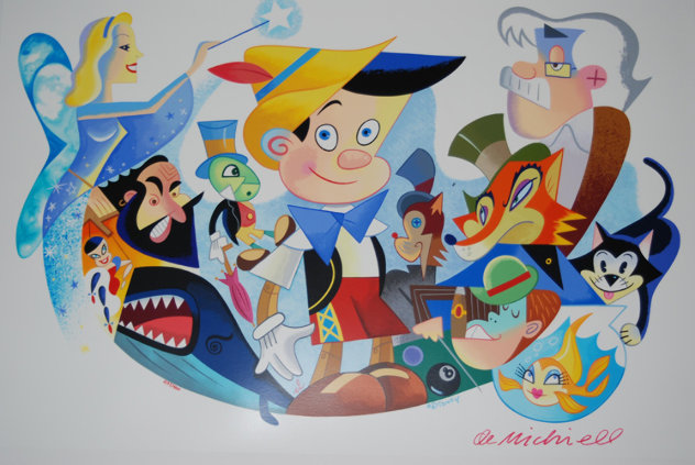 Pinocchio's World 1998 Limited Edition Print by Robert de Michiell