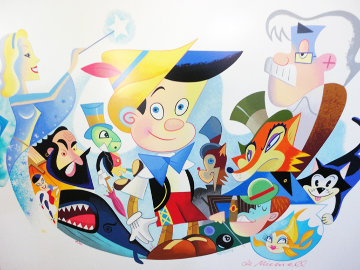 Pinocchio's World From Walt Disney Limited Edition Print - Robert de Michiell Pinocchio's World From Walt Disney Limited Edition Print - Robert de Michiell