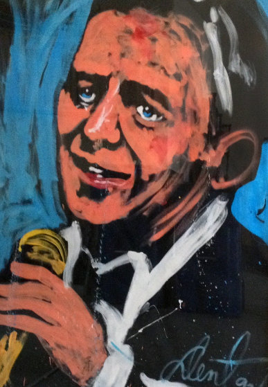 Frank Sinatra 1993 51x70 Original Painting by Denny Dent Frank Sinatra 1993 51x70 Original Painting by Denny Dent