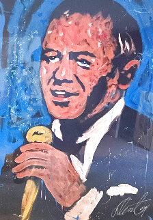 Frank Sinatra 1991 75x55 Super Hige Original Painting - Denny Dent Frank Sinatra 1991 75x55 Super Hige Original Painting - Denny Dent