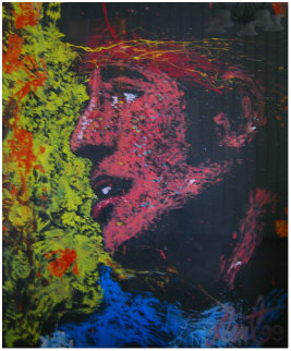Bruce Springsteen 1999 82x64 Original Painting - Denny Dent Bruce Springsteen 1999 82x64 Original Painting - Denny Dent