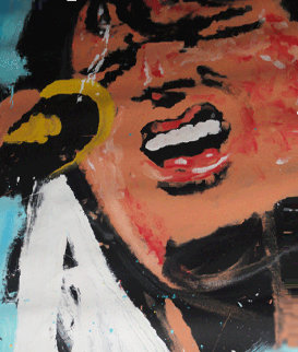 Elvis Presley 1988 71x53 Super Huge Original Painting - Denny Dent Elvis Presley 1988 71x53 Super Huge Original Painting - Denny Dent