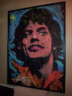 Mick Jagger 1998 70x54 Huge Original Painting by Denny Dent - 1 Mick Jagger 1998 70x54 Huge Original Painting by Denny Dent - 1
