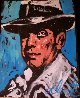 Humphrey Bogart 70x53 Original Painting by Denny Dent - 1 Humphrey Bogart 70x53 Original Painting by Denny Dent - 1