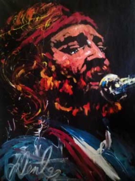 Willie Nelson 1992 69x52 Original Painting by Denny Dent
