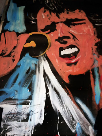 Elvis Presley 1992 72x54 Original Painting - Denny Dent
