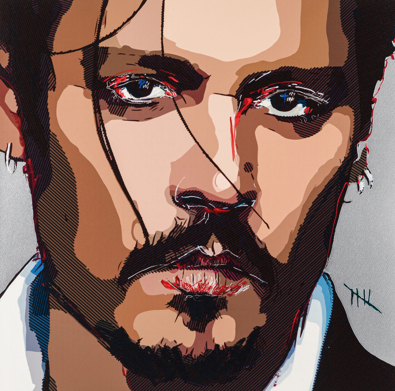 Five 2023 Limited Edition Silkscreen by Johnny Depp - For Sale on Art ...