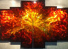 Abstract Sensualism Metal Sculpture 2012 48x65 - Huge Mural Size Original Painting by Chris DeRubeis - 0