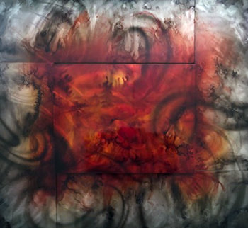 Sunshine 42x46 Huge Original Painting - Chris DeRubeis Sunshine 42x46 Huge Original Painting - Chris DeRubeis