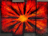 Red Burst 2012 38x45 Huge Original Painting by Chris DeRubeis - 0
