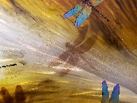 Dragonflies on Diamond Dust 2017 24x48 Huge  Original Painting by Chris DeRubeis - 6