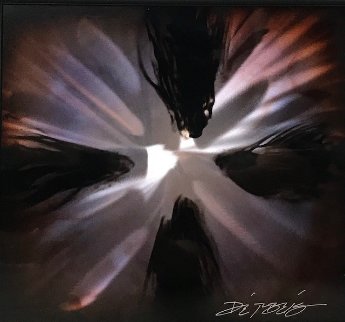 Mini Burst - Purple 2015 20x20 Original Painting - Chris DeRubeis Mini Burst - Purple 2015 20x20 Original Painting - Chris DeRubeis