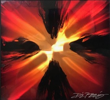 Mini Burst - Red 2015 20x20 Original Painting - Chris DeRubeis Mini Burst - Red 2015 20x20 Original Painting - Chris DeRubeis