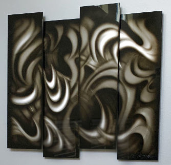Platinum (Four Panels) 2013 35 in Original Painting - Chris DeRubeis Platinum (Four Panels) 2013 35 in Original Painting - Chris DeRubeis