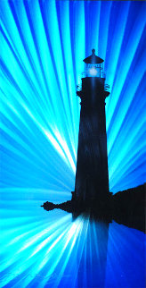 Lighthouse 2015 18x10 Original Painting - Chris DeRubeis Lighthouse 2015 18x10 Original Painting - Chris DeRubeis