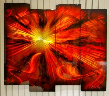 Starfire Quadtych, Four Panels 2016 35x44 Huge Original Painting - Chris DeRubeis Starfire Quadtych, Four Panels 2016 35x44 Huge Original Painting - Chris DeRubeis