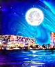 Epic Night in Vegas 20x40 - Huge - Nevada Original Painting by Chris DeRubeis - 4
