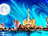 Epic Night in Vegas 20x40 - Huge - Nevada Original Painting by Chris DeRubeis - 2