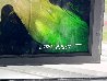 Mini Burst Green 2016 21x22 Original Painting by Chris DeRubeis - 3