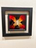 Mini Burst Red 2015 21x22 Original Painting by Chris DeRubeis - 1