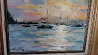 Whangaroa Harbour 1989 21x18 New Zealand Original Painting by Gaston De Vel - 2 Whangaroa Harbour 1989 21x18 New Zealand Original Painting by Gaston De Vel - 2