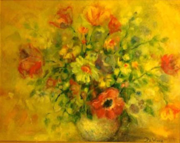 Untitled Painting 1950 35x43 Original Painting - Lisette De Winne Untitled Painting 1950 35x43 Original Painting - Lisette De Winne