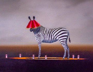 Party Animal 59x70 Original Painting - Robert Deyber Party Animal 59x70 Original Painting - Robert Deyber