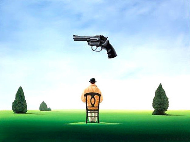 Under the Gun Limited Edition Print - Robert Deyber