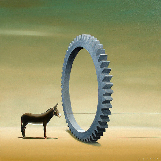 Getting My Ass in Gear Limited Edition Print - Robert Deyber