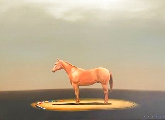 Hobby Horse 2007 46x58 - Acrylic on Canvas - Huge by Robert Deyber