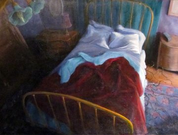 Untitled Painting 1990 28x35 Original Painting - Dixie Gay Untitled Painting 1990 28x35 Original Painting - Dixie Gay