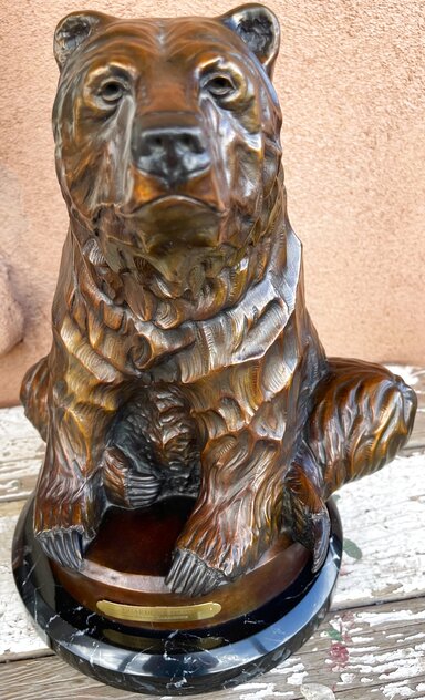Guardian Spirit Bronze Sculpture 15 in Sculpture by Dennis Harrington