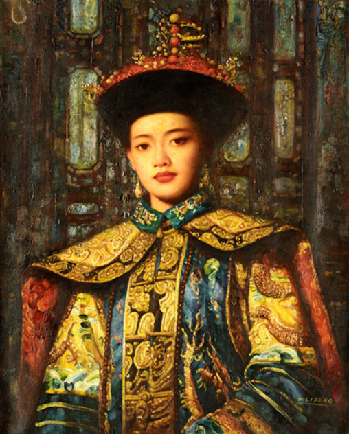 Empress 2002 42x35 Original Painting by Di Li Feng