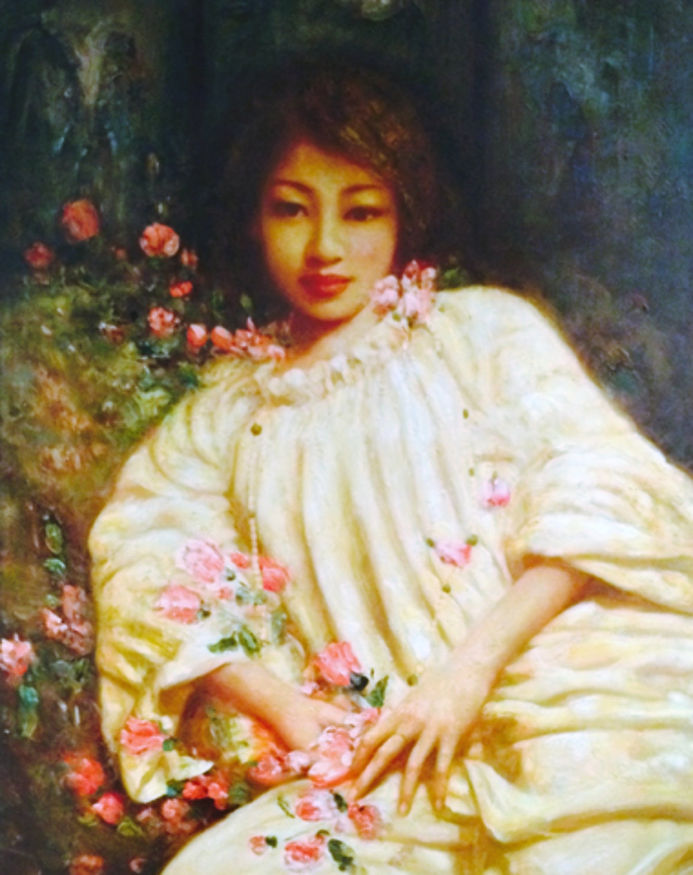 Untitled Portrait 50x42 Huge by Di Li Feng - For Sale on Art Brokerage