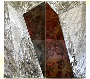 Steppes of Coachella Dyptich Sculpture 2018 72x72 Sculpture - Laddie John Dill Steppes of Coachella Dyptich Sculpture 2018 72x72 Sculpture - Laddie John Dill