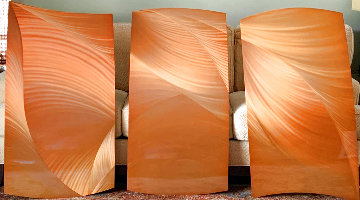 Untitled (Triptych) Aluminum Wall Sculpture 2010 72 in Sculpture - Laddie John Dill Untitled (Triptych) Aluminum Wall Sculpture 2010 72 in Sculpture - Laddie John Dill