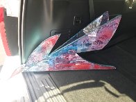 Birds of Prey, Set of 4 Mixed Media Sculptures - Assorted Sizes Sculpture by Laddie John Dill - 5 Birds of Prey, Set of 4 Mixed Media Sculptures - Assorted Sizes Sculpture by Laddie John Dill - 5
