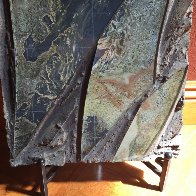 Vail Cement Wall Unique Sculpture 1989 12x24 Sculpture by Laddie John Dill - 5 Vail Cement Wall Unique Sculpture 1989 12x24 Sculpture by Laddie John Dill - 5