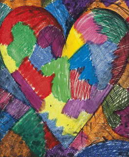 A Beautiful Heart, 1996 Limited Edition Print - Jim Dine A Beautiful Heart, 1996 Limited Edition Print - Jim Dine