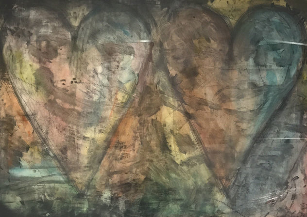 Watercolored By Jim Unique 2015 42x56 HS Works on Paper (not prints) by Jim Dine