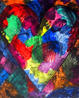 Heart Called Washington 2014 Limited Edition Print - Jim Dine Heart Called Washington 2014 Limited Edition Print - Jim Dine