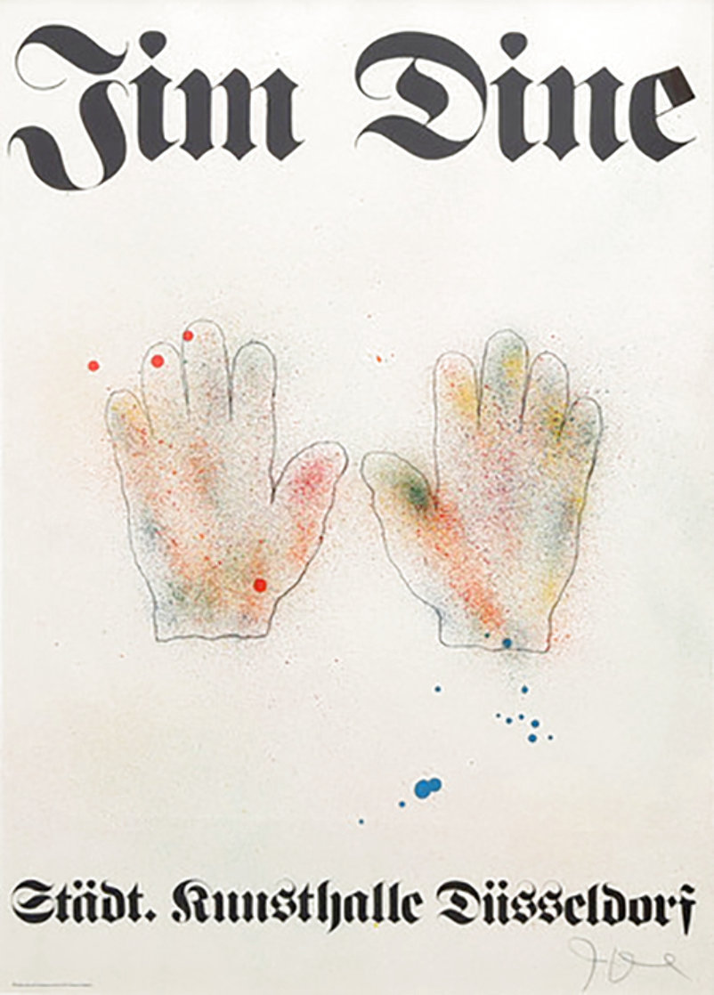 Hands 1971 HS (Early) Limited Edition Print by Jim Dine Hands 1971 HS (Early) Limited Edition Print by Jim Dine