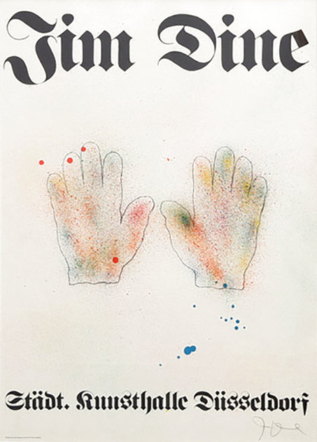 Hands 1971 HS (Early) Limited Edition Print by Jim Dine