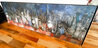 A Still Life: Born in November Blackness Triptych 1977 36x110 - Huge Mural Size Original Painting by Jim Dine - 2